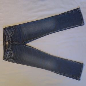 Silver Jeans Frances Capri Denim Blue Jeans W24